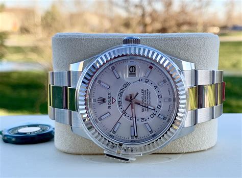 rolex sky-dweller tr ii white dial|Rolex Sky-Dweller chrono24.